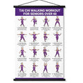 🔥Tai Chi Chair Workout Chart for Seniors (16 x 24 inches)