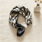 VSSAL Pop-On Pearl Magnetic Scarf — Hidden Clasp Necklace & Scarf in One