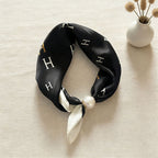 VSSAL Pop-On Pearl Magnetic Scarf — Hidden Clasp Necklace & Scarf in One
