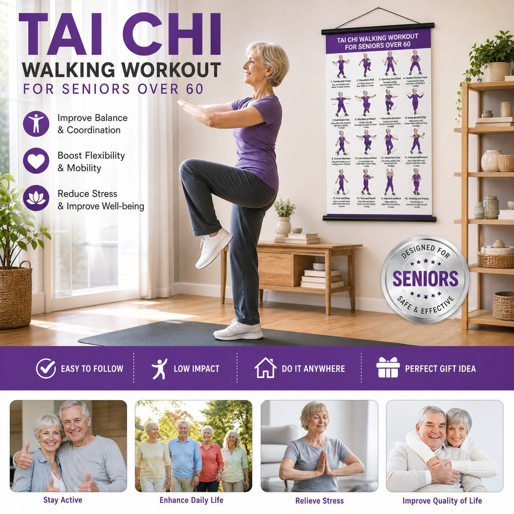 Gentle Tai Chi for Seniors: Seated & Standing Exercises_16 x 24 inches