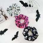 🎃 Hand-Illustrated Halloween Scrunchie Collection (6pc, Limited Batch)