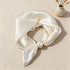 VSSAL Pop-On Pearl Magnetic Scarf — Hidden Clasp Necklace & Scarf in One