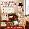 ☃️ Crochet Snowman Spiral Ornament DIY Kit