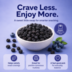 🫐🫐Snack Smarter. Feel Lighter.  💯💯A Naturally Sweet Blueberry Snack for Your Weight-Management Routine
