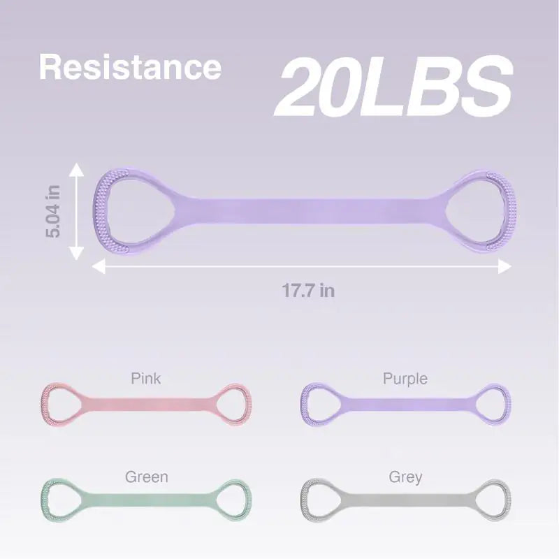 10-Min Figure 8 Resistance Exercise Bands –  The Posture Secret PTs Hide
