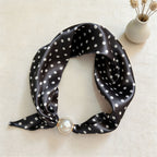 VSSAL Pop-On Pearl Magnetic Scarf — Hidden Clasp Necklace & Scarf in One