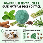 Natural Peppermint Rodent Repellent Tablets – 12 Pack