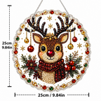 Christmas Pearl Art Hanging Wreath Kit