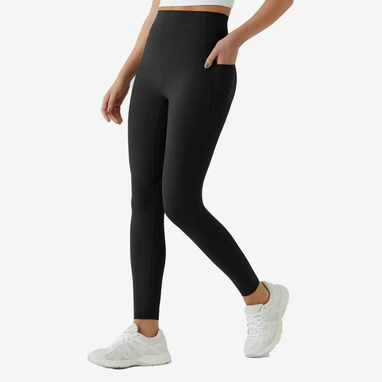 High Waisted Butt Lifting Tummy Control Side Pocket Shaping Training UltraSculpt Leggings