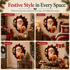 19.7'' Christmas Break-In 3D Wall Decal