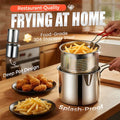 304 Stainless Steel Multifuntional Fryer-Avoid Burns