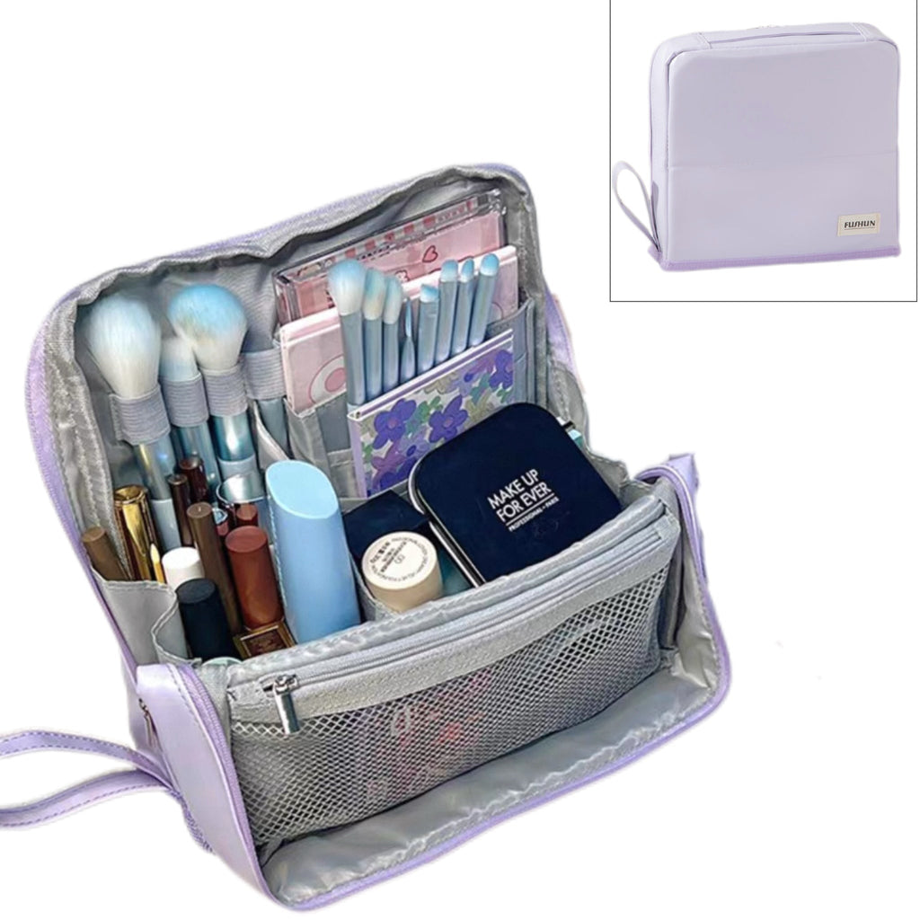 Standing Makeup Bag – Portable, Large Capacity
