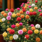 🌸 Double Flowered Moss Rose Seeds