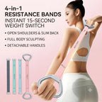 New 10-Min Figure 8 Resistance Exercise Bands Sets