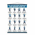 Gentle Tai Chi for Seniors: Seated & Standing Exercises (16 x 24 inches)