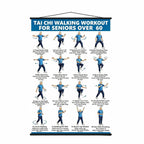 Gentle Tai Chi for Seniors: Seated & Standing Exercises——(16 x 24 inches)
