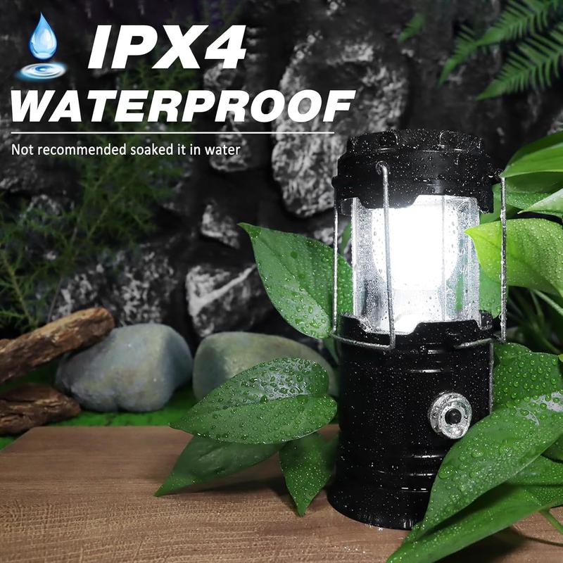 ⛺️Solar Camping Lantern- Perfect for Power Outages, Hiking, Emergencies