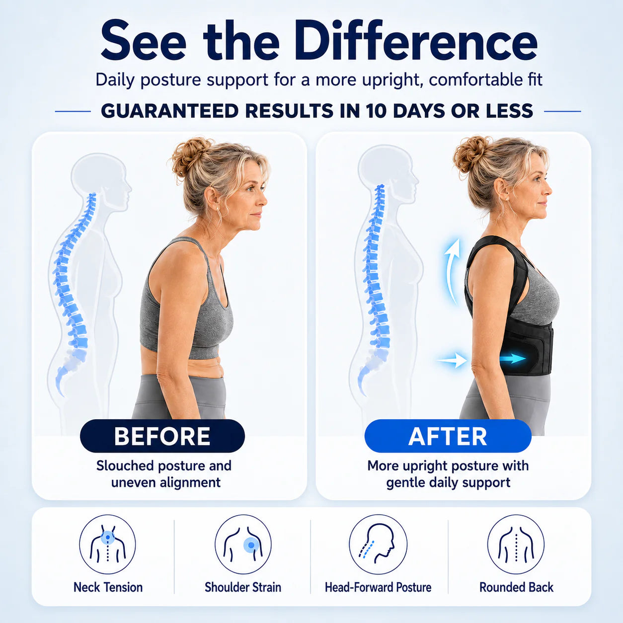 HumpBack Saver Discreet Spine-Aligning Posture Correction Brace