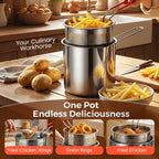 304 Stainless Steel Multifuntional Fryer