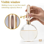 4PCS 5ml Refillable Perfume Atomizer | Travel Spray Bottle
