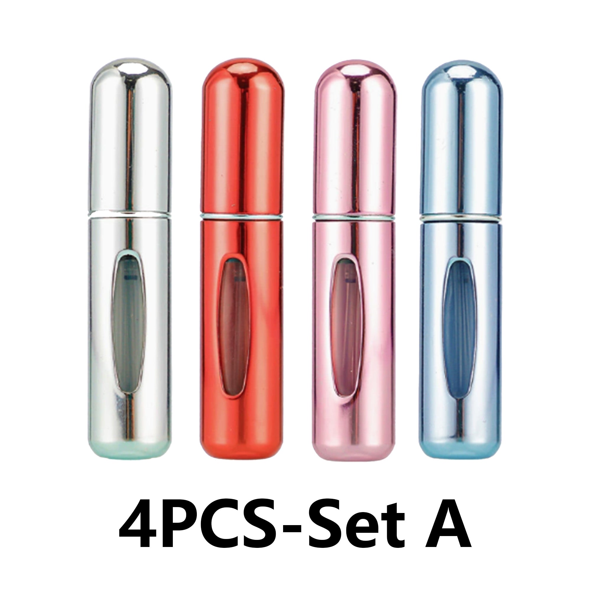 4PCS 5ml Refillable Perfume Atomizer | Travel Spray Bottle
