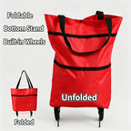 2-in-1 Foldable Shopping Cart