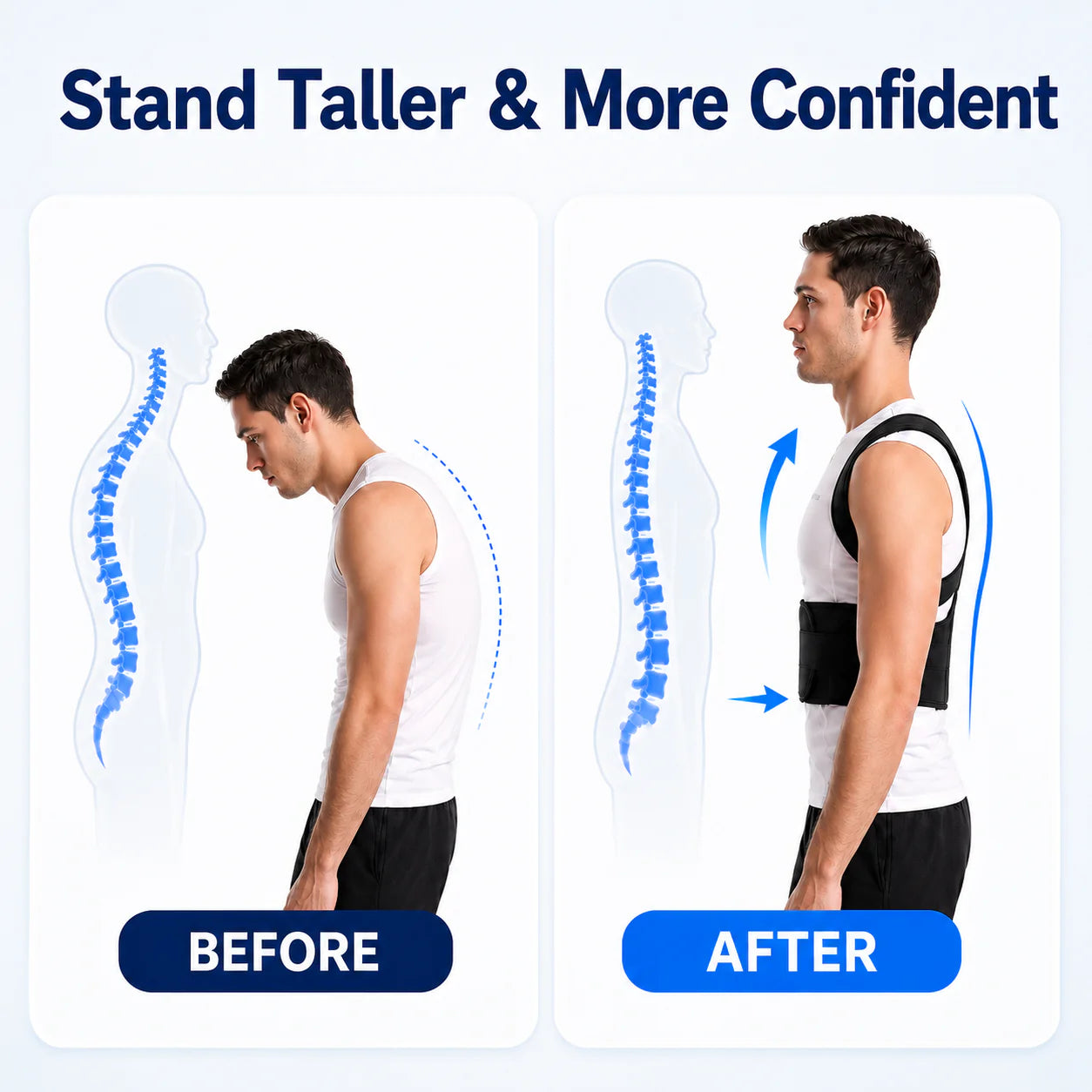 HumpBack Saver Discreet Spine-Aligning Posture Correction Brace