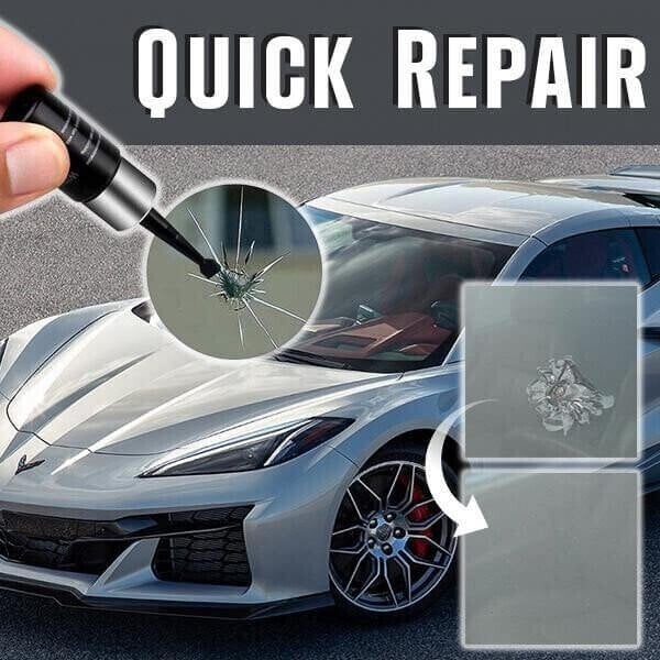 CrackPanic Saver 10-Minute Cracks Gone Glass Repair Kit