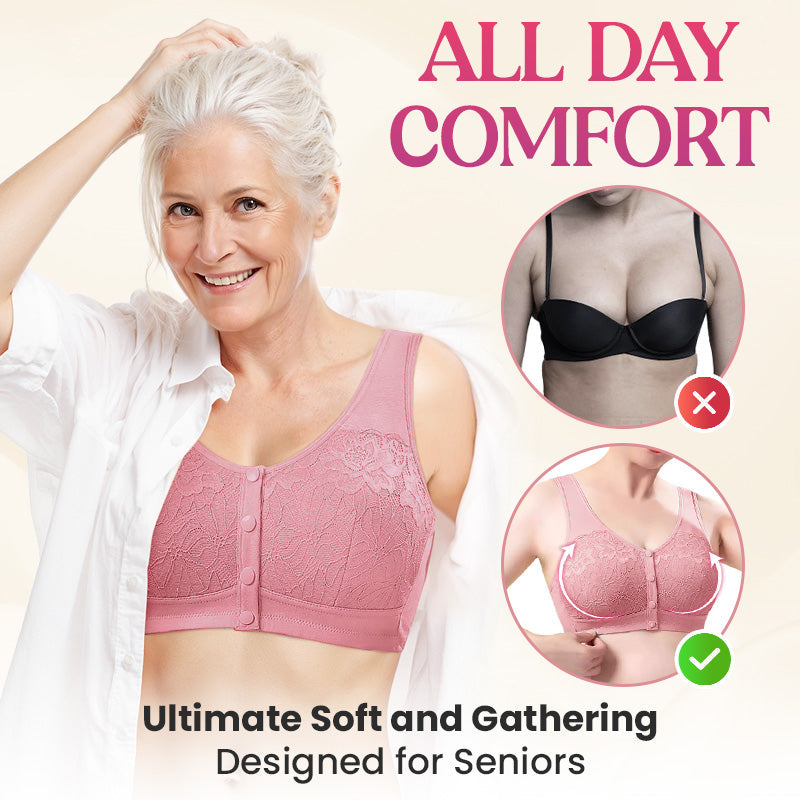 Comfortable Front Buckle Wireless Shaping Bra