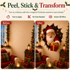 19.7'' Christmas Break-In 3D Wall Decal