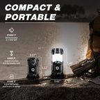⛺️Solar Camping Lantern- Perfect for Power Outages, Hiking, Emergencies