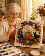 Halloween Ghost Pearl Art DIY Kit