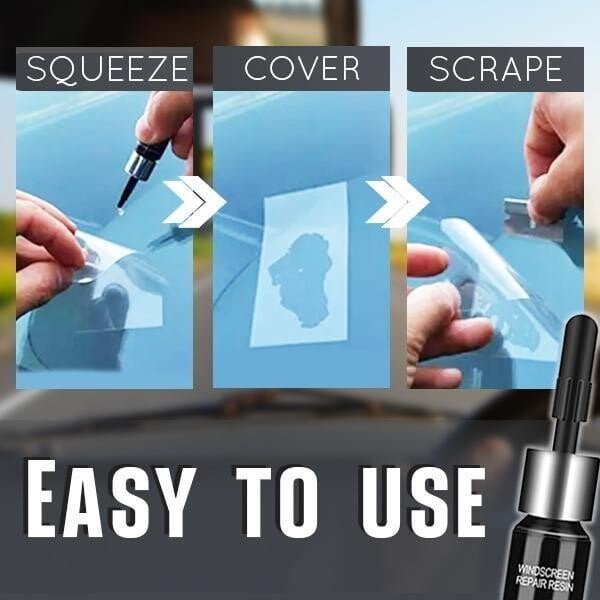 CrackPanic Saver 10-Minute Cracks Gone Glass Repair Kit