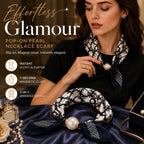 VSSAL pop-on pearl magnetic scarf