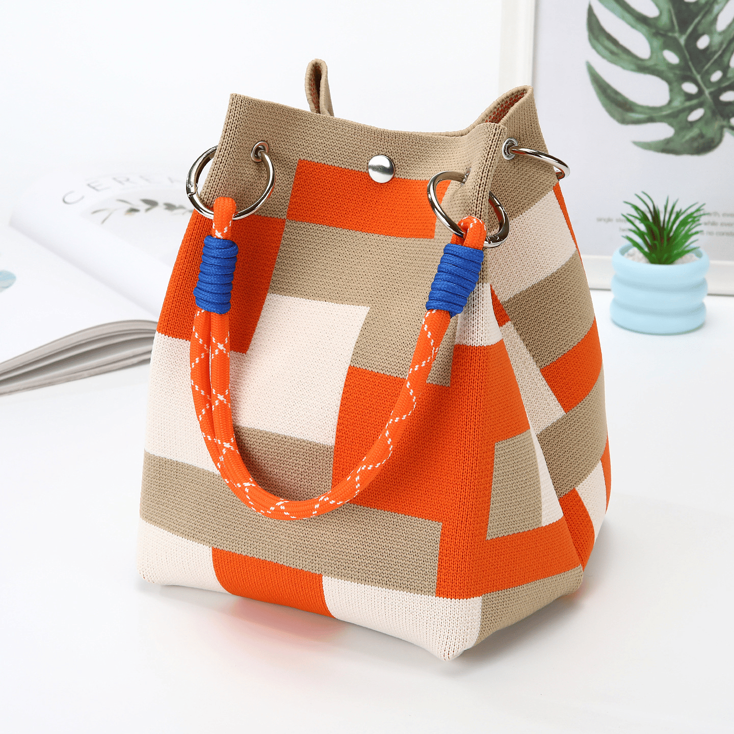 Stylish Bohemian Bucket Bag