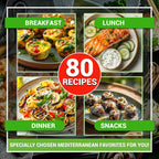 6-Piece Meal Planning Set, including a 28-day dietary guide and 80 recipes.