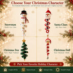 ☃️ Crochet Snowman Spiral Ornament DIY Kit