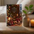 Christmas Handmade Decoration Handbook, Spiral DIY Craft Book with 22 Projects
