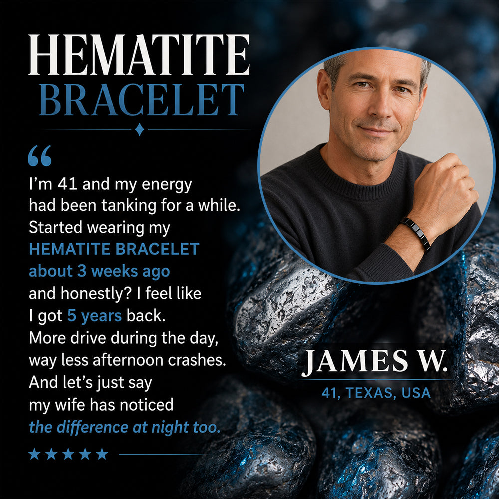 Black Hematite Energy Healing Bracelet