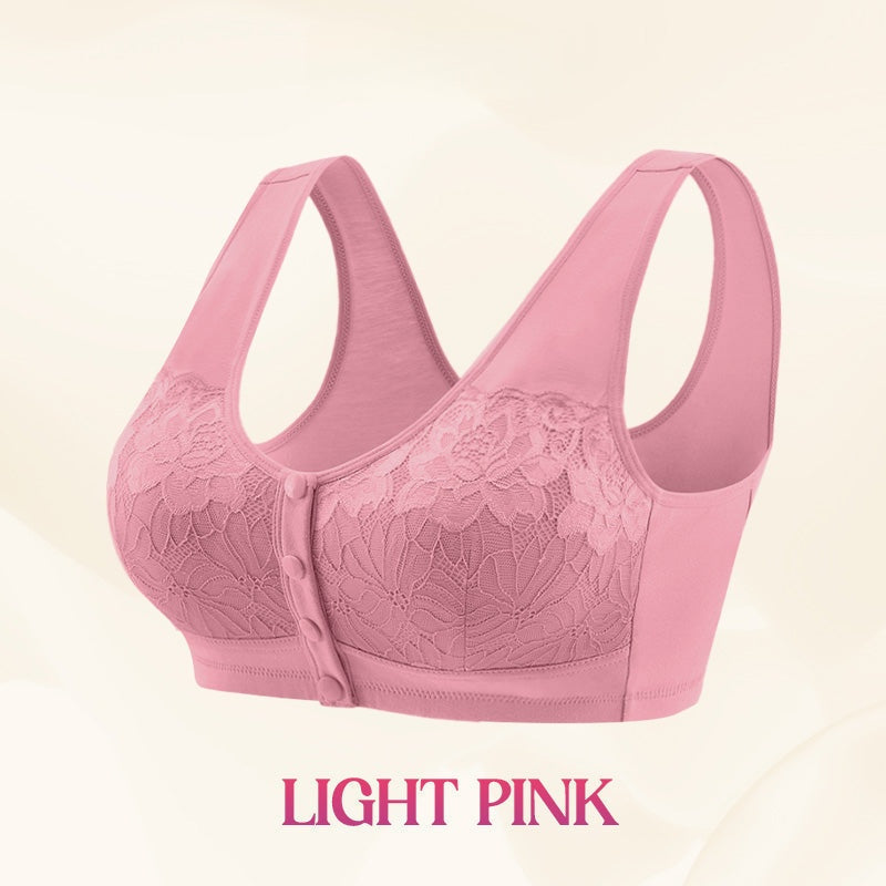 Comfortable Front Buckle Wireless Shaping Bra