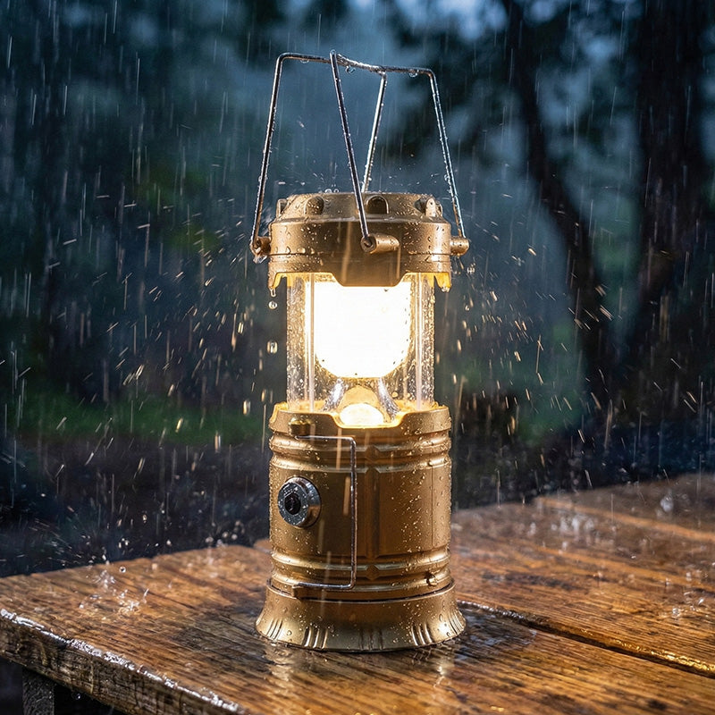 ⛺️Solar Camping Lantern- Perfect for Power Outages, Hiking, Emergencies