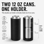 Double Tactical Reload Can Holder With Quick-Load Sleeve