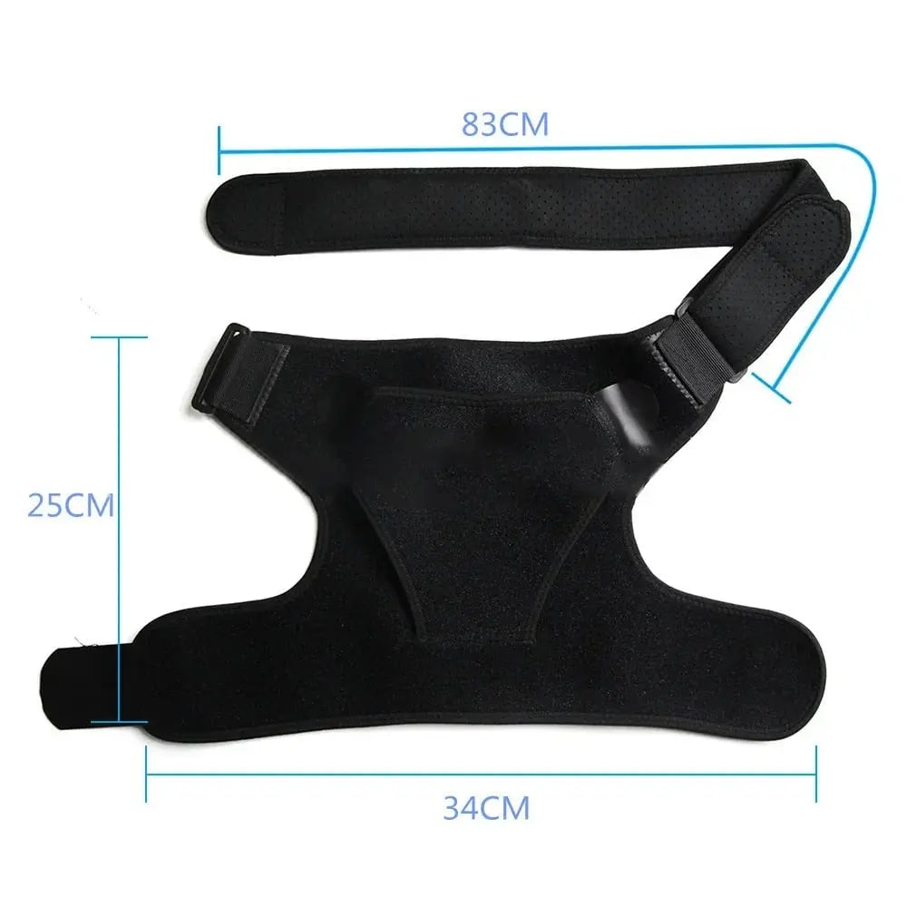 Adjustable Shoulder Brace with Pressure Pad - Unisex Support for Left & Right Shoulders