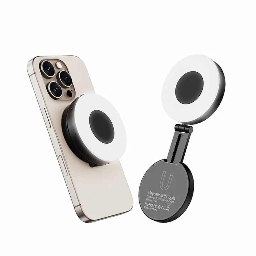 🔥Magnetic 3-Color Snap-On Rechargeable Phone Fill Light