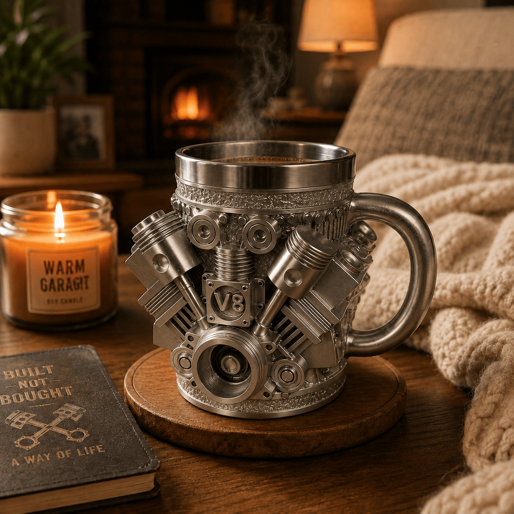 Engine Legend Mug – V8 Engine Style Coffee Mug