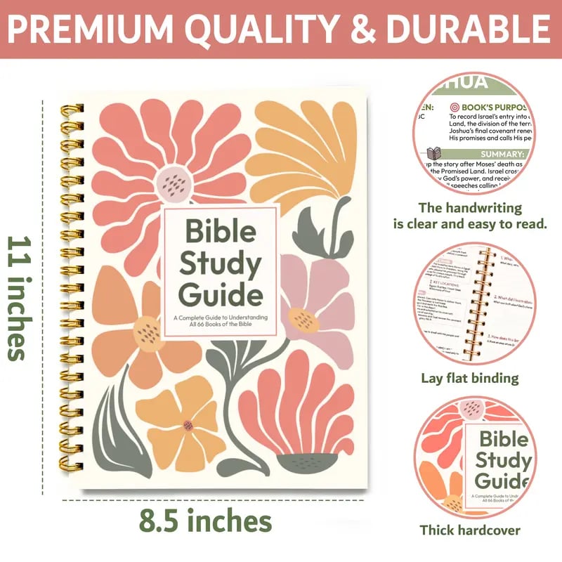 ✝️📚Bible Study Guide for: A Complete Guide to Understanding All 66 Books of the Bible