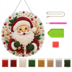 Christmas Pearl Art Hanging Wreath Kit