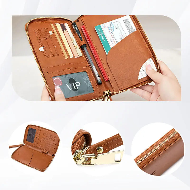 🧳2026 Tourism Must✈️Multifunctional RFID Passport Wallet