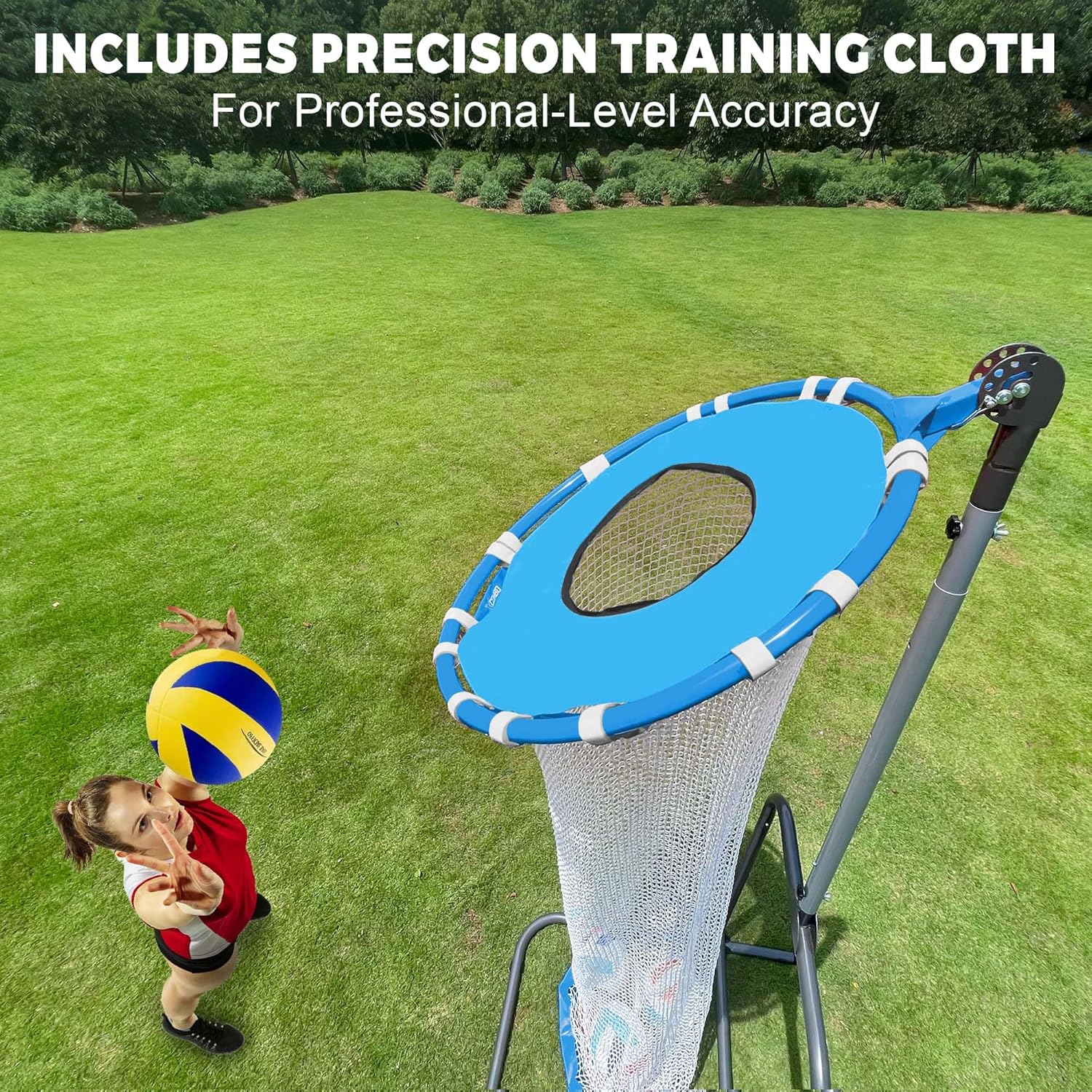 Volleyball Setter Trainer Net Setting Training Equipment Target Practice Indoor or Outdoor