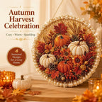 Christmas Pearl Art Hanging Wreath Kit